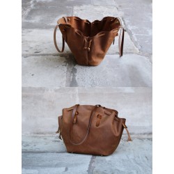 Leather Handbag Tote Bag